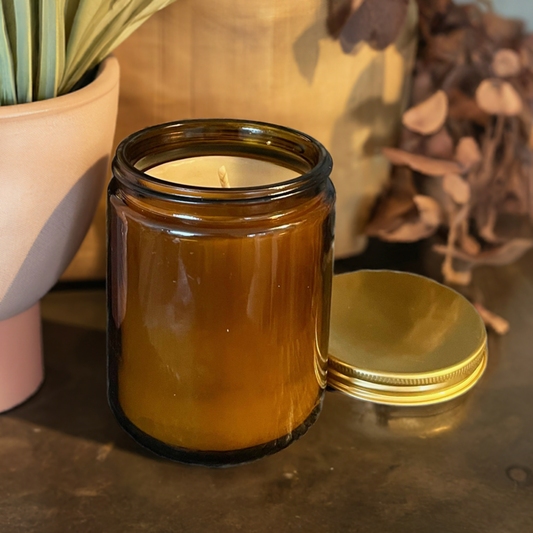 Eucalyptus and Lime - 100% Natural Beeswax Blend Candle