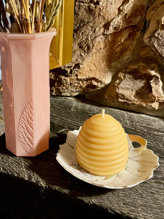 Beehive Candle - 100% Pure & Natural Beeswax