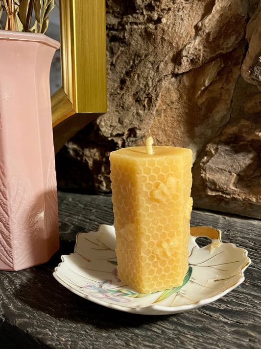Honeycomb Candle - 100% Pure & Natural Beeswax