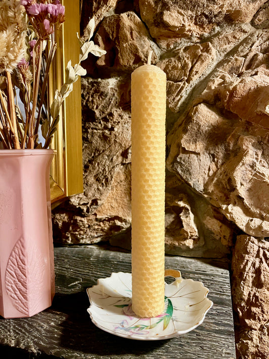 Rolled Candle - 100% Pure & Natural Beeswax