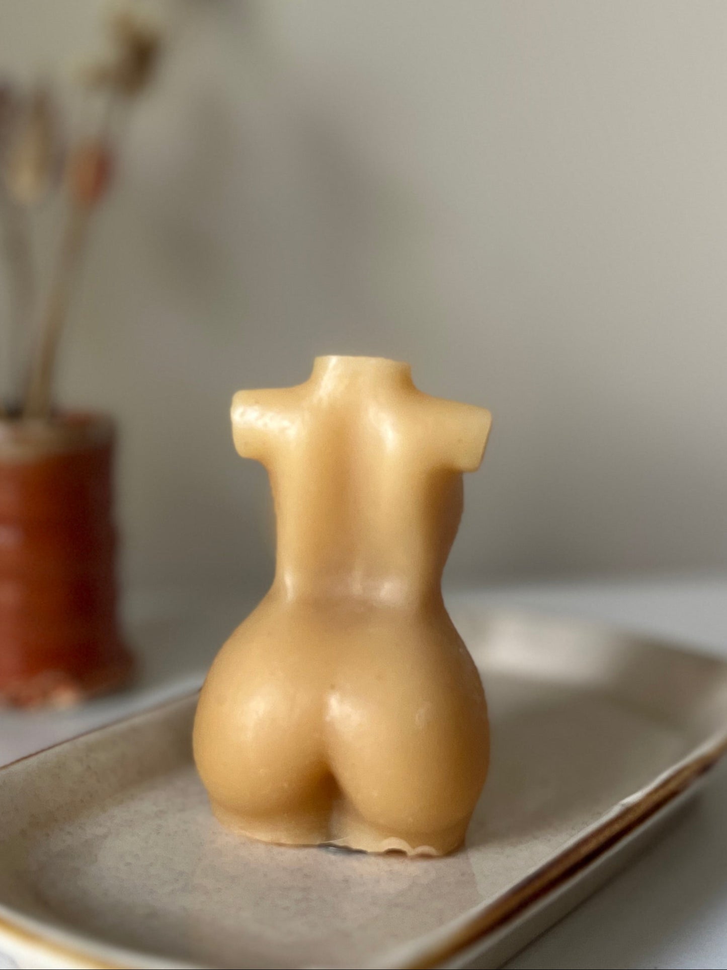 Feminine Figure Beeswax Candle